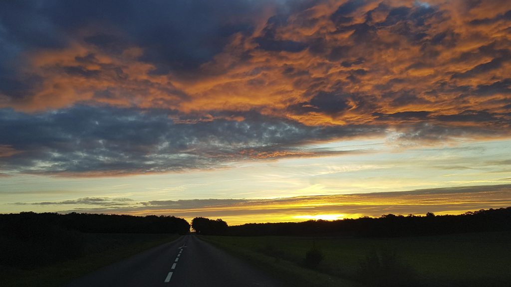le lever de soleil du commercial